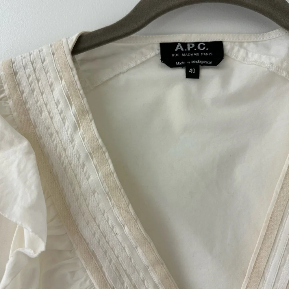A.P.C. Erwin Ruffled blouse - Picture 4 of 4